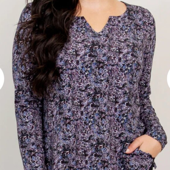Peggy Long Sleeve - Blue Space - NWT - Picture 1 of 8